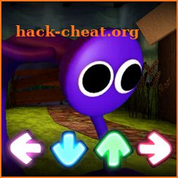 Purple Rainbow Friends FNF Mod icon