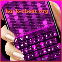 Purple Sparkle Live Keyboard Background icon