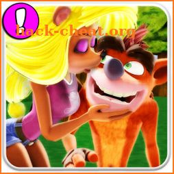 Racing Kart for Crash! Game Bandicoot Free icon