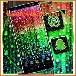 Rainbow Water Drops Theme icon