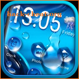 Raindrop & waterdrop Launcher icon