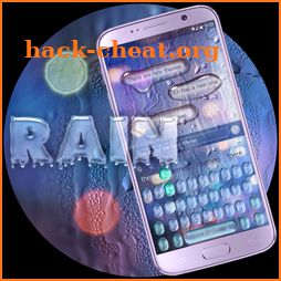 Raindrops Hazy Keyboard icon