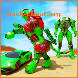 Ramp Car Transforming Robot Tiger Robot Game icon