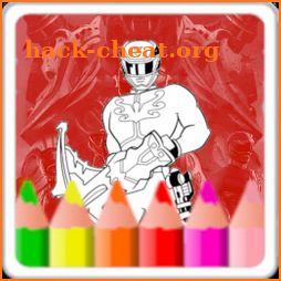 Rangers coloring hero icon