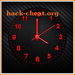 Red Analog Clock Live Wallpaper icon