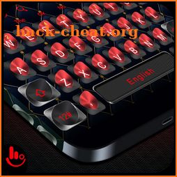 Red Black Metal Keyboard Theme icon