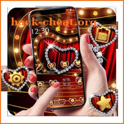 Red Metal Glitter Diamond Theme icon