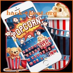 Retro Film Popcorn Keyboard icon