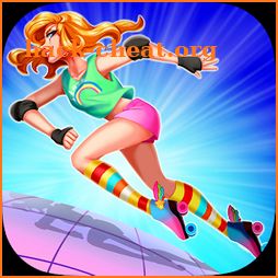 Roller Skating Girl: Perfect 10 ❤ Free Dance Games icon