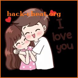 Romantic Couple Sticker - WAStickerApps icon