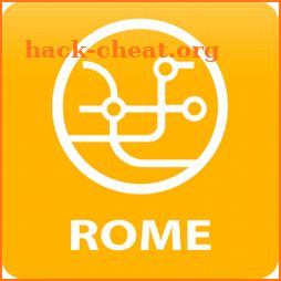 Rome public transport routes icon