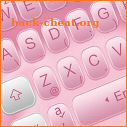 Rose Gold White Keyboard Theme icon