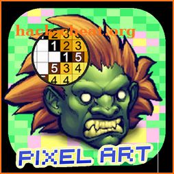 Sandbox Pixel art : Color By Number Street Fighter icon