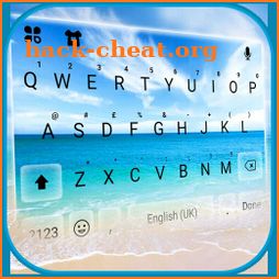 Sandy Beach Keyboard Background icon