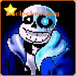 Sans Undertale Pixel Art Color By Number icon