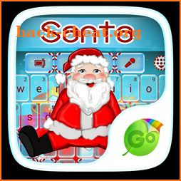 Santa Emoji GO Keyboard Theme icon