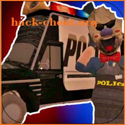 Scary Ice Rod police cream 3D icon