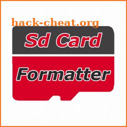 SD card data Formatter - formatting sd data icon