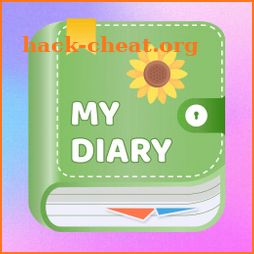 Secret Diary Journal with Lock icon