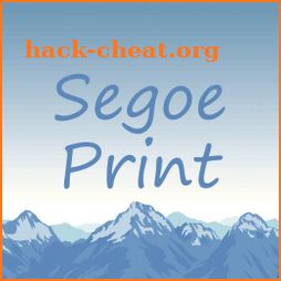 Segoe Print FlipFont icon