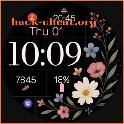 Simple Wildflowers Watch Face icon