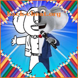 Sing 2 coloring Book icon