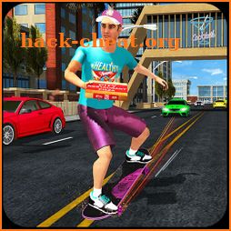 Skateboard Pizza Delivery: Skater Boy icon