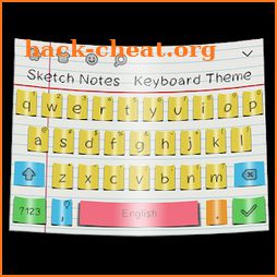 Sketch Notes Keyboard Theme icon