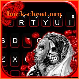 Skull Bride Mask Keyboard Theme icon