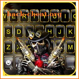 Skull Gun Keyboard Theme icon