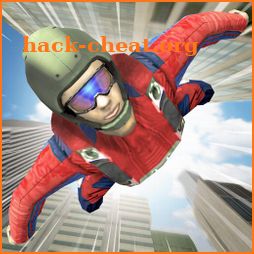 Skydiving  Wingsuit  City  Jumper  Sky icon