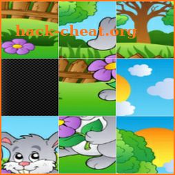 Sliding Puzzle Cartoon&Animals icon