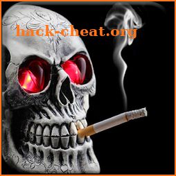 Smoking Skull - Cigarette Lighter icon