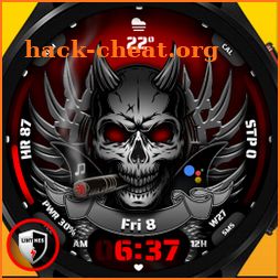 Smoking Skull Watch Face 026 icon