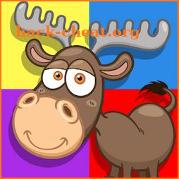 Sorter: find animal shadows - kid & toddler puzzle icon