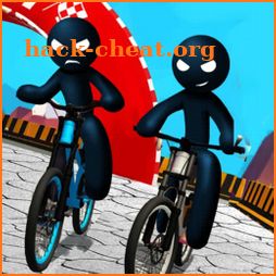 Spider Stickman BMX Fearless Bicycle Stunts icon