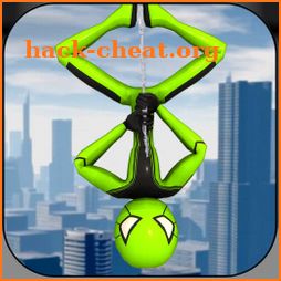 Spider Stickman Rope Hero - City Crime Simulator icon