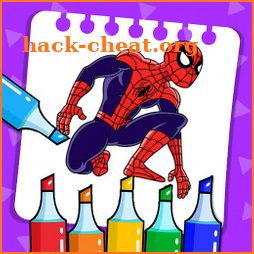 Spiderman Coloring icon