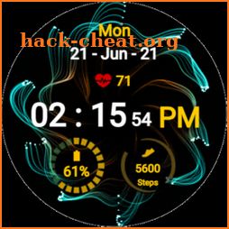 Spiral Flower Watch Face icon