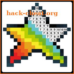 Star Coloring Sandbox : Pixel Art, Color by Number icon