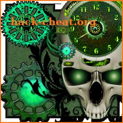 Steampunk Clock Live Wallpaper icon