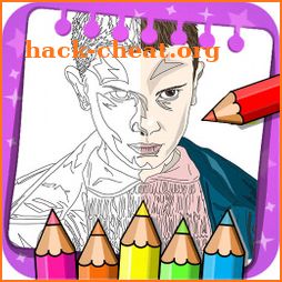 Stranger Things Coloring Book icon