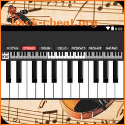 Strings and Piano Keyboard icon