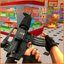 Super Market Robbery Mall shooting icon