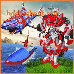 Super Shark Robot Wars 2019 - 3D Transformer Game icon