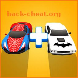 Superhero Car Merge Master icon