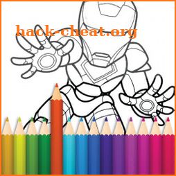 Superhero Coloring Games icon