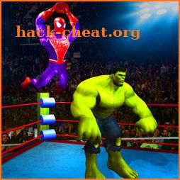 Superhero Wrestling Battle Arena Ring Fighting icon