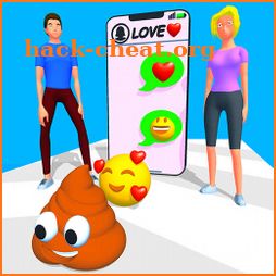 Text Emoji 3D icon