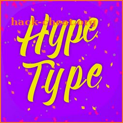 Text on Photo Maker Hype Type effect icon